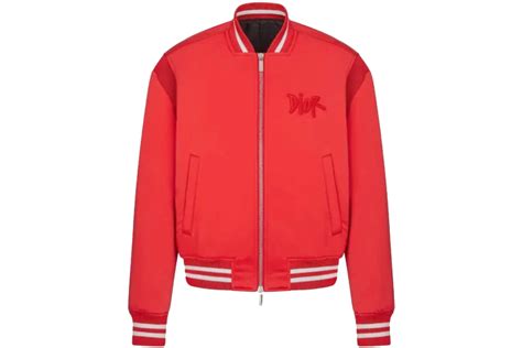 dior and shawn bomberjacke|Dior And Shawn Bomber Jacket Red Men's .